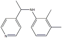 2,3-dimethyl-N-[1-(pyridin-4-yl)ethyl]aniline Struktur