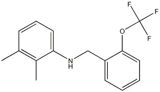 2,3-dimethyl-N-{[2-(trifluoromethoxy)phenyl]methyl}aniline Struktur