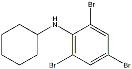 2,4,6-tribromo-N-cyclohexylaniline Struktur