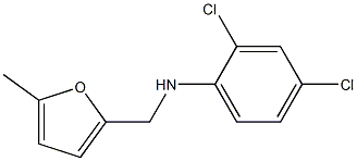 2,4-dichloro-N-[(5-methylfuran-2-yl)methyl]aniline Struktur