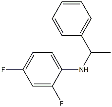 2,4-difluoro-N-(1-phenylethyl)aniline Struktur