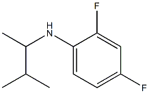 2,4-difluoro-N-(3-methylbutan-2-yl)aniline Struktur