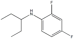 2,4-difluoro-N-(pentan-3-yl)aniline Struktur