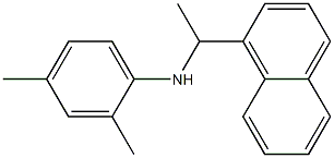 2,4-dimethyl-N-[1-(naphthalen-1-yl)ethyl]aniline Struktur