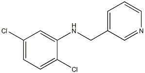 2,5-dichloro-N-(pyridin-3-ylmethyl)aniline Struktur