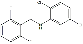 2,5-dichloro-N-[(2,6-difluorophenyl)methyl]aniline Struktur