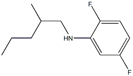 2,5-difluoro-N-(2-methylpentyl)aniline Struktur