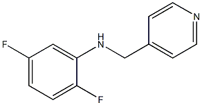 2,5-difluoro-N-(pyridin-4-ylmethyl)aniline Struktur