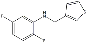 2,5-difluoro-N-(thiophen-3-ylmethyl)aniline Struktur