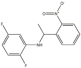 2,5-difluoro-N-[1-(2-nitrophenyl)ethyl]aniline Struktur