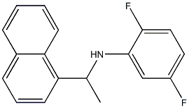 2,5-difluoro-N-[1-(naphthalen-1-yl)ethyl]aniline Struktur