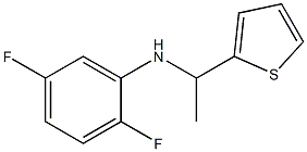 2,5-difluoro-N-[1-(thiophen-2-yl)ethyl]aniline Struktur