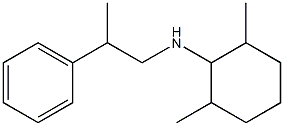 2,6-dimethyl-N-(2-phenylpropyl)cyclohexan-1-amine Struktur