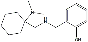 2-[({[1-(dimethylamino)cyclohexyl]methyl}amino)methyl]phenol Struktur