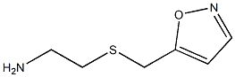 2-[(1,2-oxazol-5-ylmethyl)sulfanyl]ethan-1-amine Struktur