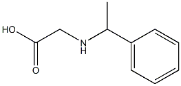 2-[(1-phenylethyl)amino]acetic acid Struktur