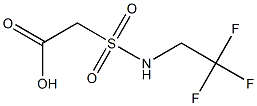 2-[(2,2,2-trifluoroethyl)sulfamoyl]acetic acid Struktur