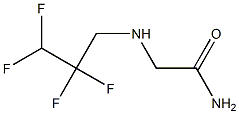 2-[(2,2,3,3-tetrafluoropropyl)amino]acetamide Struktur