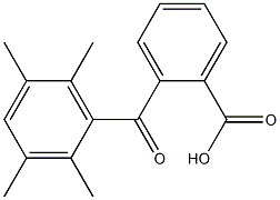 2-[(2,3,5,6-tetramethylphenyl)carbonyl]benzoic acid Struktur