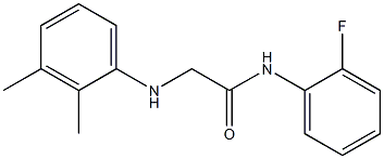 2-[(2,3-dimethylphenyl)amino]-N-(2-fluorophenyl)acetamide Struktur