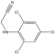 2-[(2,4,6-trichlorophenyl)amino]acetonitrile Struktur