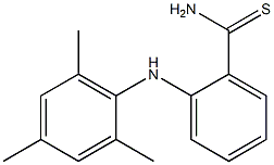 2-[(2,4,6-trimethylphenyl)amino]benzene-1-carbothioamide Struktur