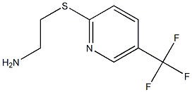 2-[(2-aminoethyl)sulfanyl]-5-(trifluoromethyl)pyridine Struktur