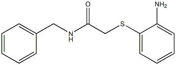 2-[(2-aminophenyl)sulfanyl]-N-benzylacetamide Struktur