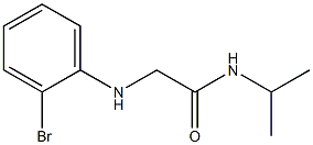 2-[(2-bromophenyl)amino]-N-(propan-2-yl)acetamide Struktur