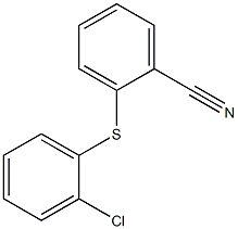 2-[(2-chlorophenyl)sulfanyl]benzonitrile Struktur