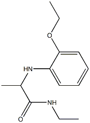 2-[(2-ethoxyphenyl)amino]-N-ethylpropanamide Struktur