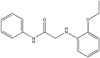 2-[(2-ethoxyphenyl)amino]-N-phenylacetamide Struktur