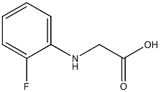 2-[(2-fluorophenyl)amino]acetic acid Struktur