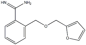 2-[(2-furylmethoxy)methyl]benzenecarboximidamide Struktur