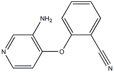 2-[(3-aminopyridin-4-yl)oxy]benzonitrile Struktur