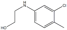 2-[(3-chloro-4-methylphenyl)amino]ethan-1-ol Struktur