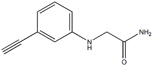 2-[(3-ethynylphenyl)amino]acetamide Struktur