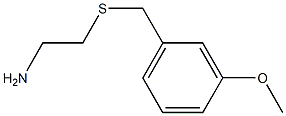 2-[(3-methoxybenzyl)thio]ethanamine Struktur