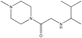 2-[(3-methylbutan-2-yl)amino]-1-(4-methylpiperazin-1-yl)ethan-1-one Struktur