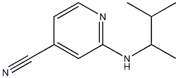 2-[(3-methylbutan-2-yl)amino]pyridine-4-carbonitrile Struktur