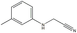 2-[(3-methylphenyl)amino]acetonitrile Struktur