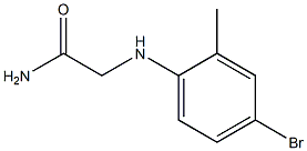 2-[(4-bromo-2-methylphenyl)amino]acetamide Struktur