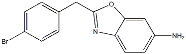 2-[(4-bromophenyl)methyl]-1,3-benzoxazol-6-amine Struktur