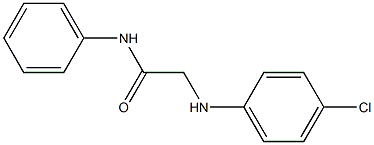 2-[(4-chlorophenyl)amino]-N-phenylacetamide Struktur