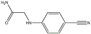 2-[(4-cyanophenyl)amino]acetamide Struktur