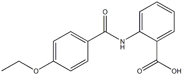 2-[(4-ethoxybenzene)amido]benzoic acid Struktur