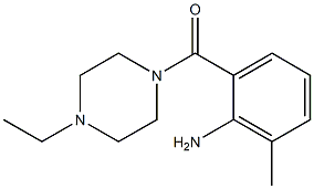 2-[(4-ethylpiperazin-1-yl)carbonyl]-6-methylaniline Struktur