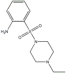 2-[(4-ethylpiperazin-1-yl)sulfonyl]aniline Struktur