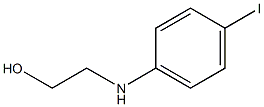 2-[(4-iodophenyl)amino]ethan-1-ol Struktur