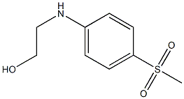 2-[(4-methanesulfonylphenyl)amino]ethan-1-ol Struktur